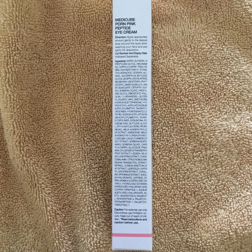 medicube PDRN Pink Peptide Eye Cream — Pink